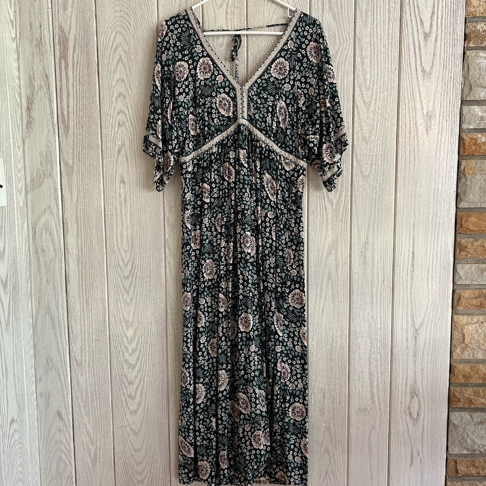 Natalie Martin Lara Dress, Blue Floral, Small